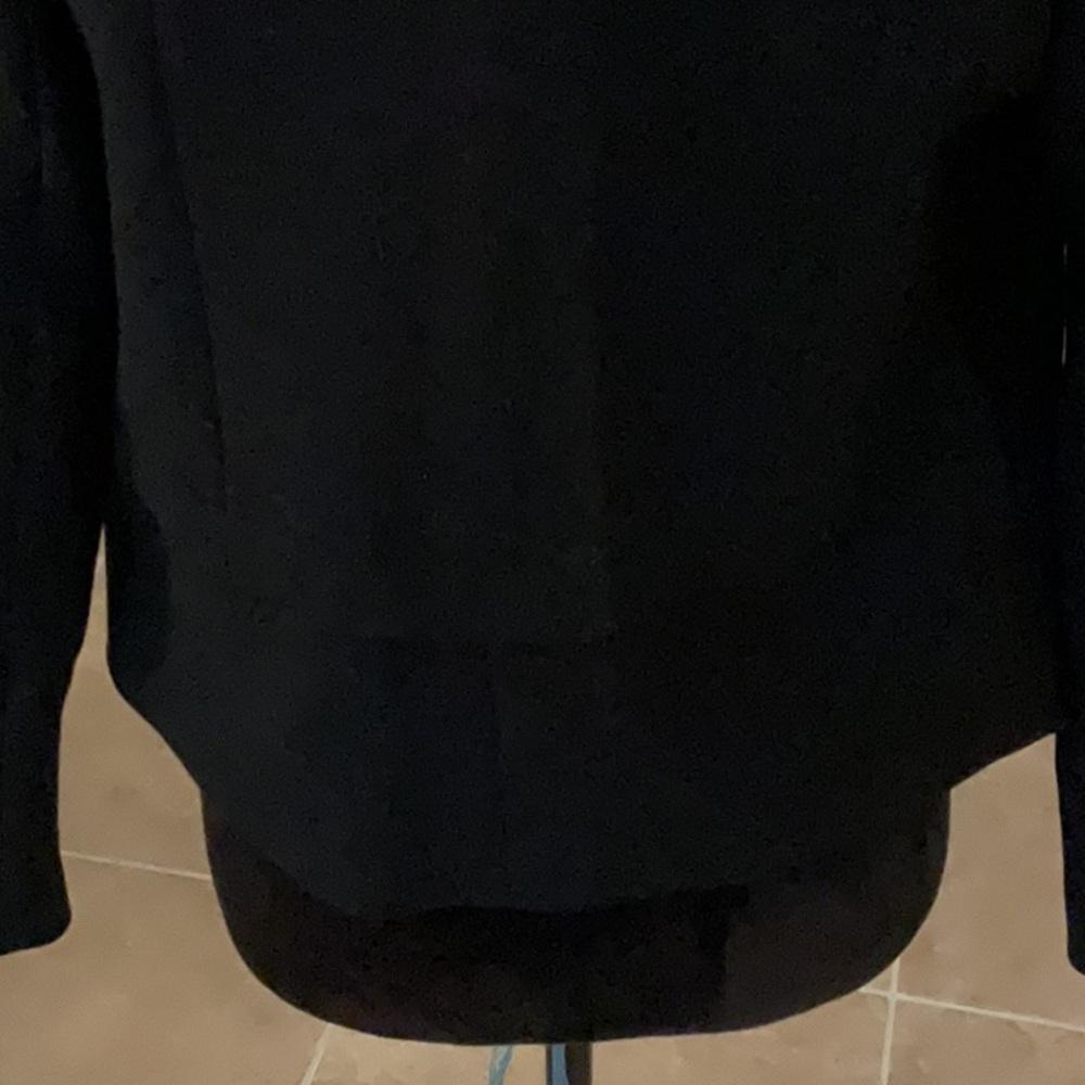 Gap Collarless Buttonfront Jacket, Black, Size. S - image 8